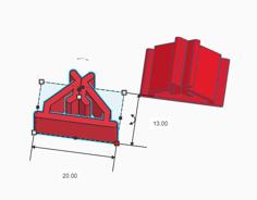 Card Standee Clip 3D Printer Model