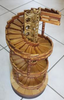 Laser Cut MarbleElevator – Spiral Staircase