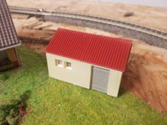 Garden Shed H0 Scale #2 3D Printer Model