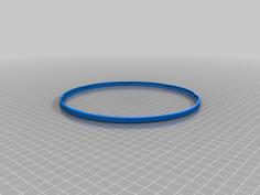 AMS Spool Ring Adapter For Elegoo Cardboard Rolls On BambuLabs P1S X1 X1C P1P 3D Printer Model