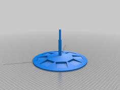 Circular Display Stand Stackable/Modular 3D Printer Model