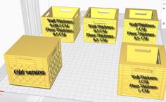 Crate Different Thicknesses 3D Printer Model