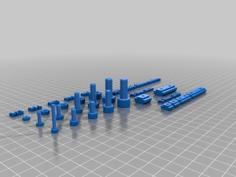 Metric Nuts And Screws 3D Printer Model