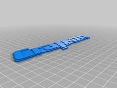 Crap-on Logo Decal 3D Printer Model