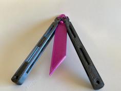 Balisong, Or Butterfly Knife, Fully 3D Printed 3D Printer Model