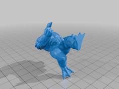 Goose Golem – STL – RPG MINIATURE 3D Printer Model