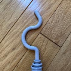 Garment Hook Attachment For The Telescopic Back Scratcher 3D Printer Model