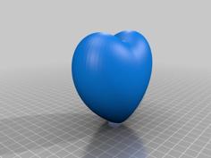 Heart Wand 3D Printer Model