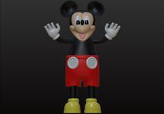 Mickey Mouse 3D Printer Model