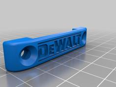 STEALTH MOUNT FOR TOOL BELTCLIPS + DEWALT BRANDING 3D Printer Model