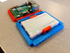 Half-Sized Breadboard Holder (LEGO Technic Compatible) 3D Printer Model