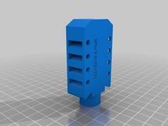 Airsoft Muzzle Brake M14 CCW 3D Printer Model