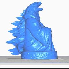 Godzilla Buddha W/ Spines (TV / Movies Collection) 3D Printer Model