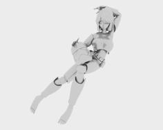 Anime Lady Stormtrooper (by. Amagni) 3D Printer Model