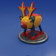 Deer Toy 3D Printer Model