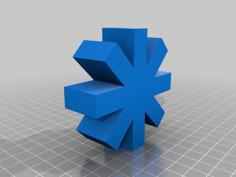 Snowflake 3D Printer Model