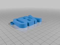 OBX Keychain 3D Printer Model