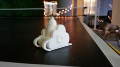 Santa Cloud 3D Printer Model