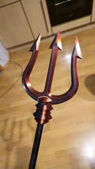 Trident Or Devil Pitchfork 3D Printer Model