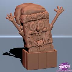 SpongeBob Christmas ( No Supports ) 3D Printer Model