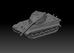 Tiger 2 , WW2 , German 3D Printer Model