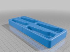 Quad Cardo Packtalk Bold Tray 3D Printer Model