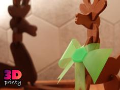 Reindeer Puzzle 3D Printer Model