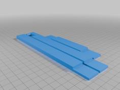 Mahjong Rack W/ Pusher 3D Printer Model