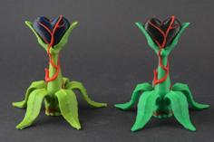 Tabletop Plant Multicolor Remix 3D Printer Model