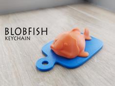 Blobfish Keychain 3D Printer Model