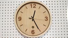 Wooden Clock Renewal Laser Cut