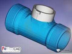 Turbidity Sensor Assembly 3D Printer Model