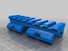 2 Degree Compensation Rail Riser For Nerf Blasters 3D Printer Model