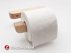 Toilet Roll Holder ‘The Bend’ Cnc/laser 3D Printer Model