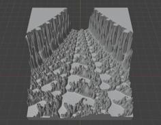 Mandelbrot Valley Of The Elephants 3D Printer Model