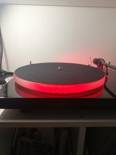 Turntable LED Strip Holder Rail 3D Printer Model