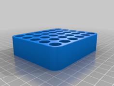 AAA Battery Rack Case 3D Printer Model