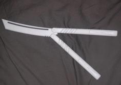 Butterfly Knife (no Screw) 3D Printer Model