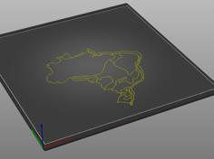 Tactile Image: Brazil’s Vegetation Map 3D Printer Model