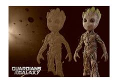 Baby Groot Lithophane 3D Printer Model