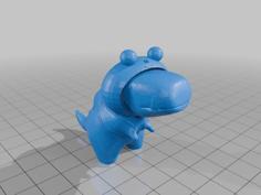 Tiny T-Rex In Frog Costume 3D Printer Model