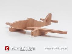 Laser Cut Messerschmitt Me 262 Simplified Cnc/laser