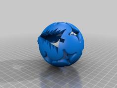 Fancy Christmas Ornament 3D Printer Model