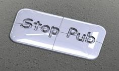 Stop Pub 3D Printer Model