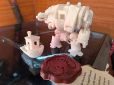 Dreadnought Benchy 3D Printer Model