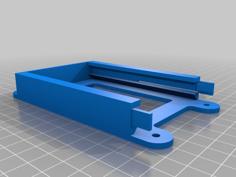 SSD 2.5 Mount, Snap Fit 3D Printer Model