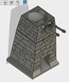 Deathstar Turret Dice Tower 3D Printer Model