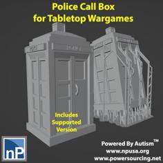 Modern Marvels – November 2023 Police Call Box 3D Printer Model