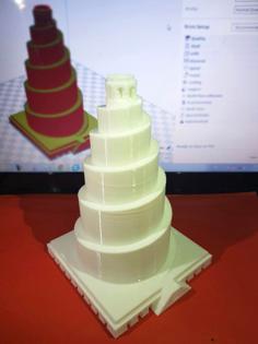 Spiral Minaret 3D Printer Model