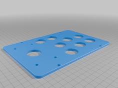 OpenCADE 28mm Hole Control Panel 3D Printer Model